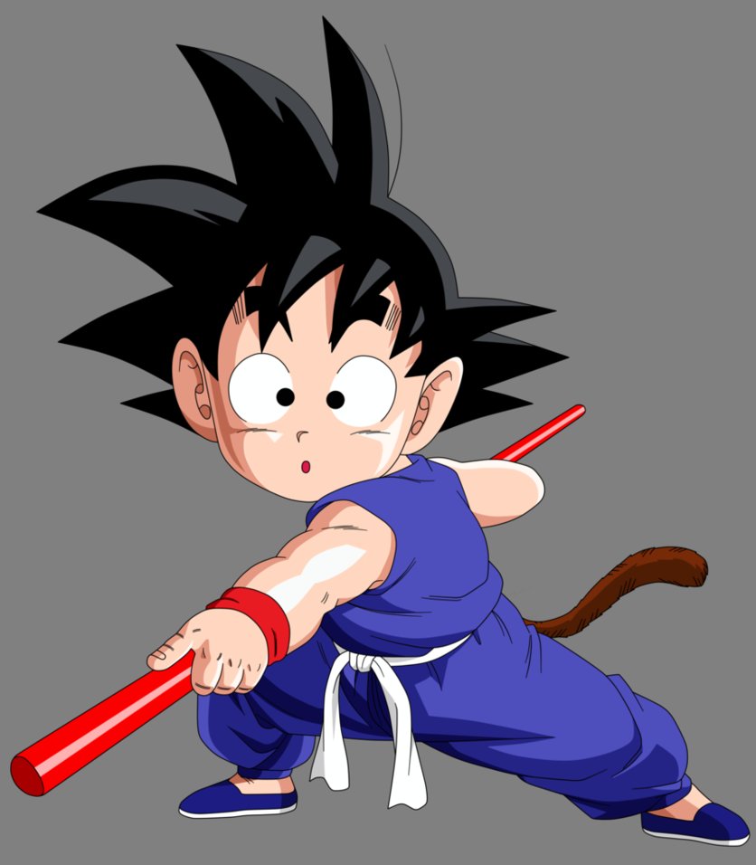 Kid Goku Blue Outfit - HD Wallpaper 