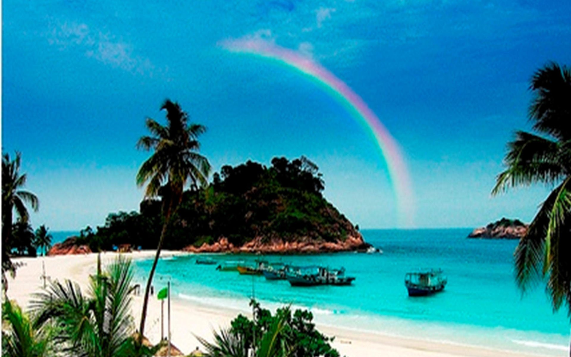 Pasir Panjang Beach - HD Wallpaper 