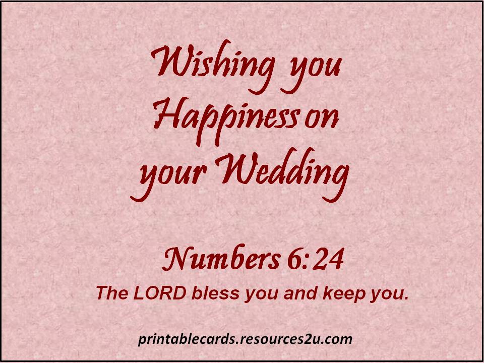 Wedding Greetings Bible Verse - HD Wallpaper 