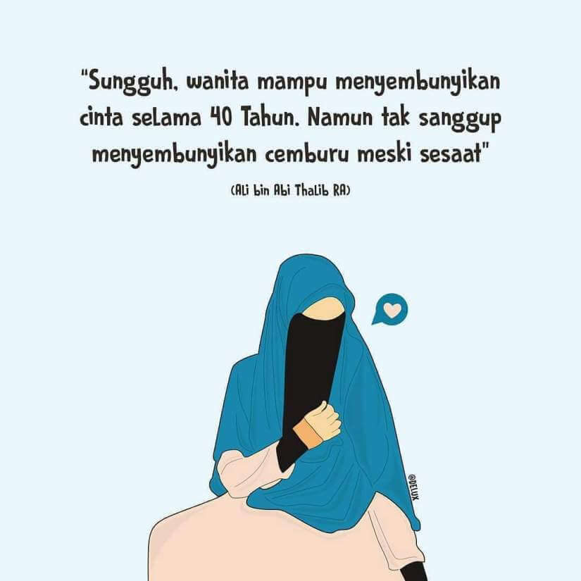 Gambar Kartun Muslimah Cantik Kata Kata Cinta Muslimah 825x825 Wallpaper Teahub Io