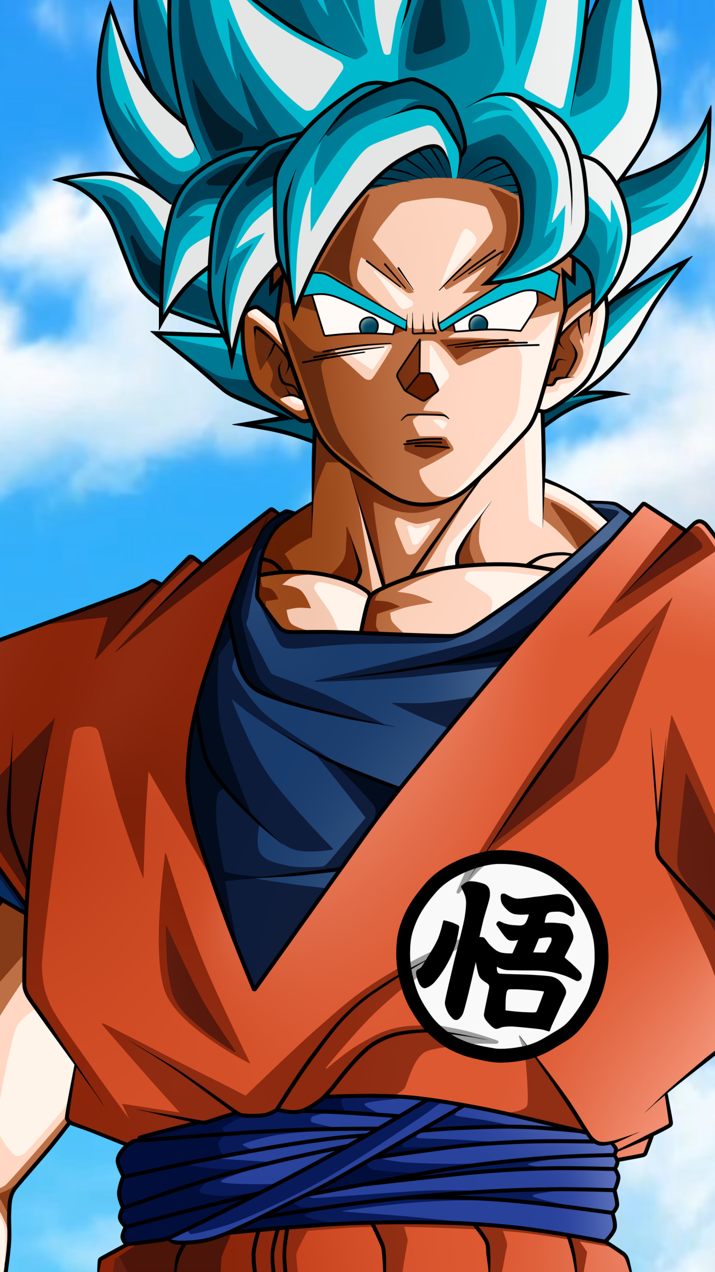 Wallpaper 667461 
 Data-src - Blue Goku Wallpaper Iphone - HD Wallpaper 