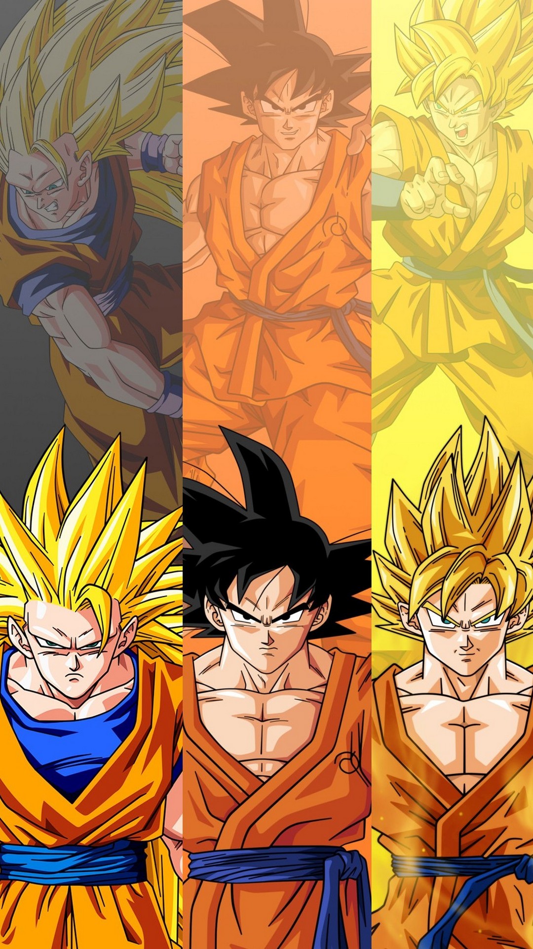 Goku Wallpaper Android With Hd Resolution - Dragon Ball Goku Growth - HD Wallpaper 