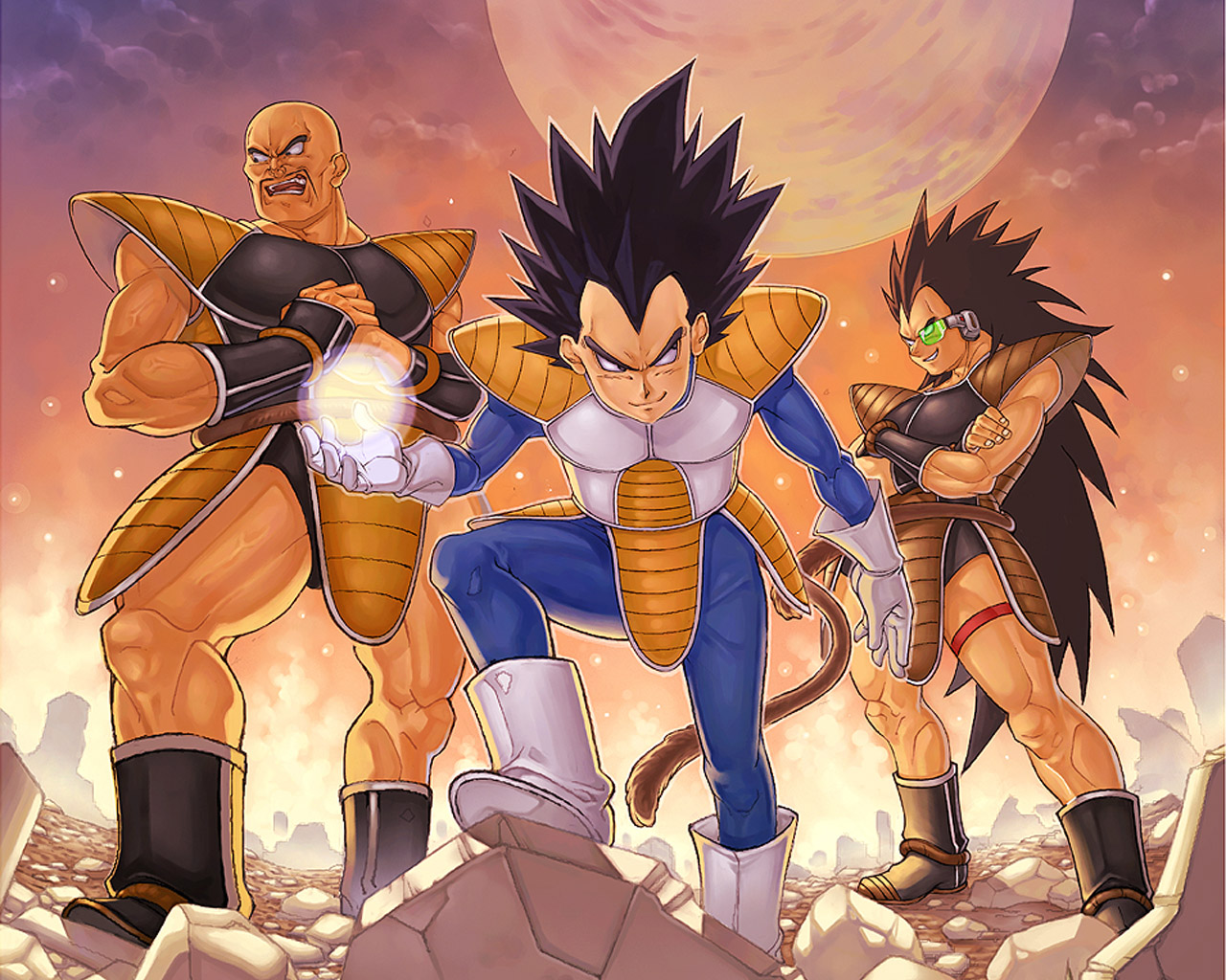 Sryfft S Pics - Vegeta Nappa Raditz - HD Wallpaper 