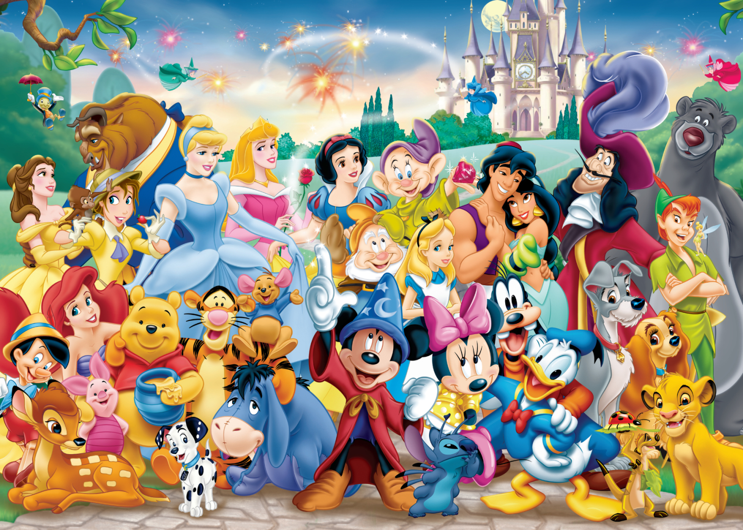 Disney Characters Wallpapers - Disney Characters - HD Wallpaper 