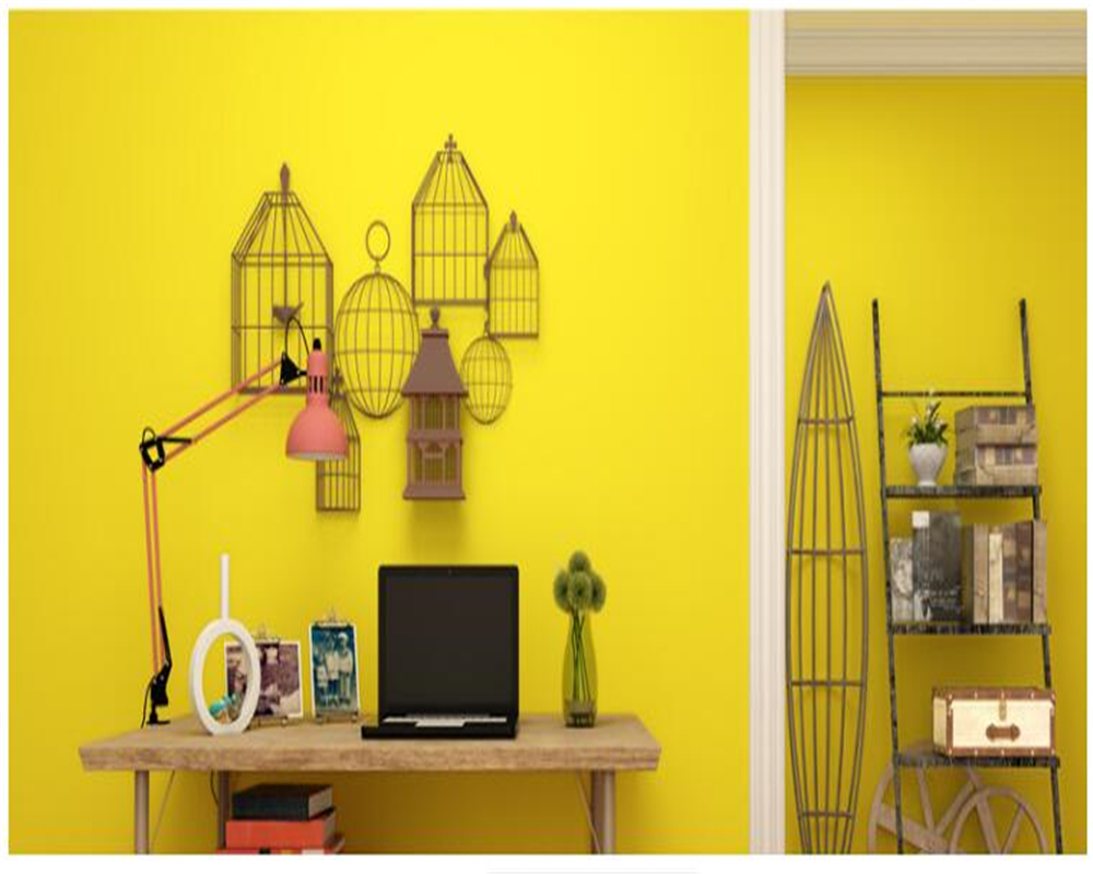 Dinding Kuning Polos - HD Wallpaper 
