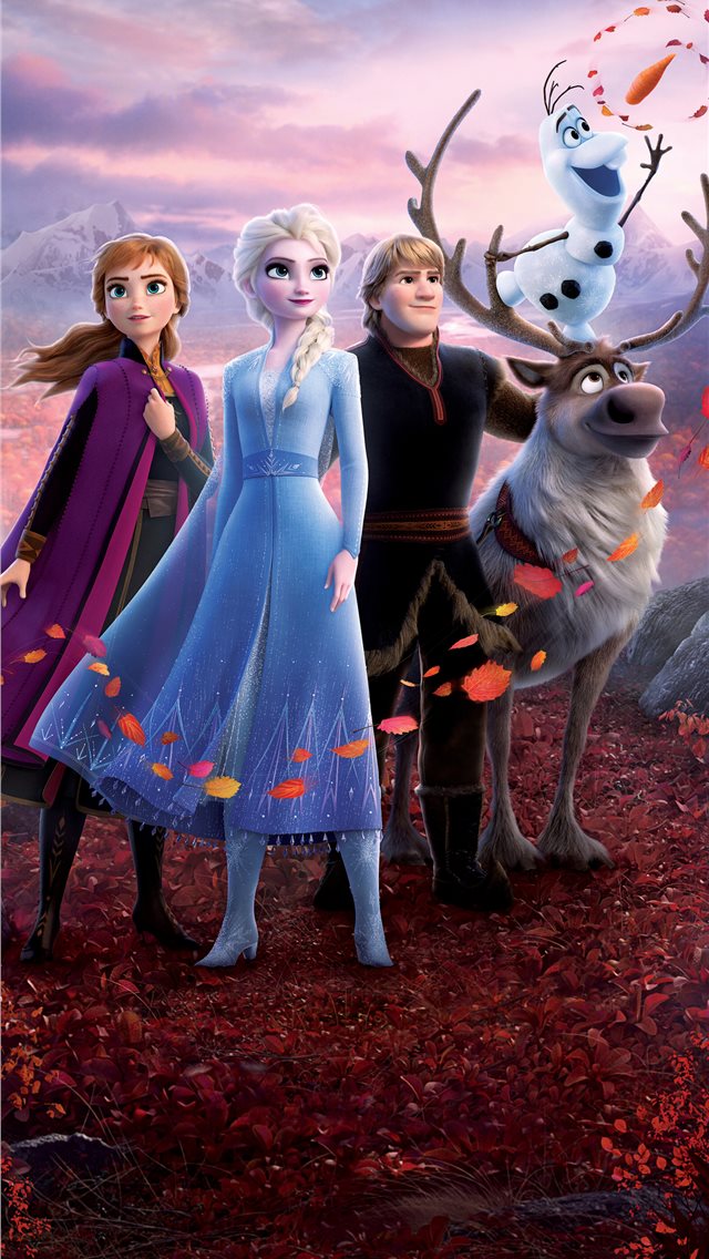 Frozen 2 2019 5k Movie Iphone Wallpaper Frozen 2 Elsa Poster 640x1136 Wallpaper Teahub Io