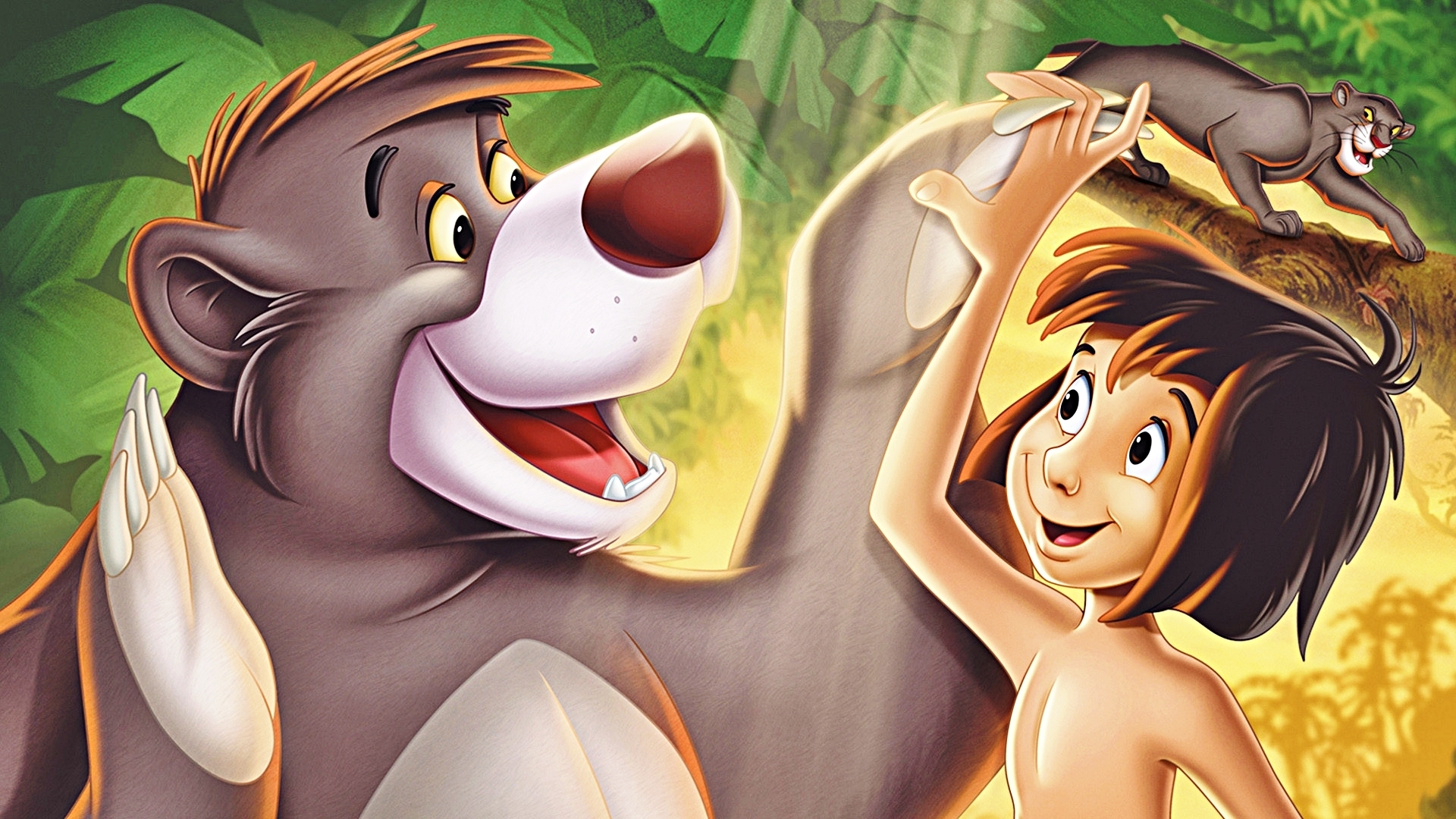 Walt Disney Characters The Jungle Book - Jungle Book Animated - HD Wallpaper 