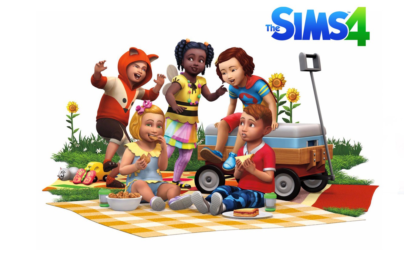Photo Wallpaper Baby, Game, Sims, Sims 4, Toddler - Sims 4 Packs - HD Wallpaper 