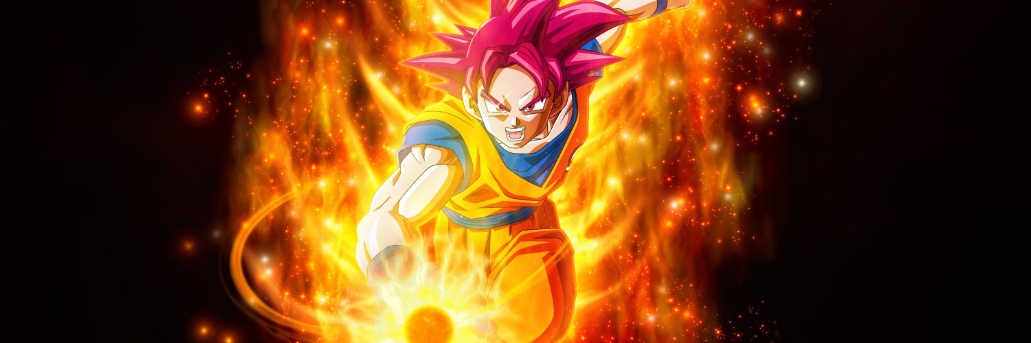 Super Saiyan God Background - HD Wallpaper 