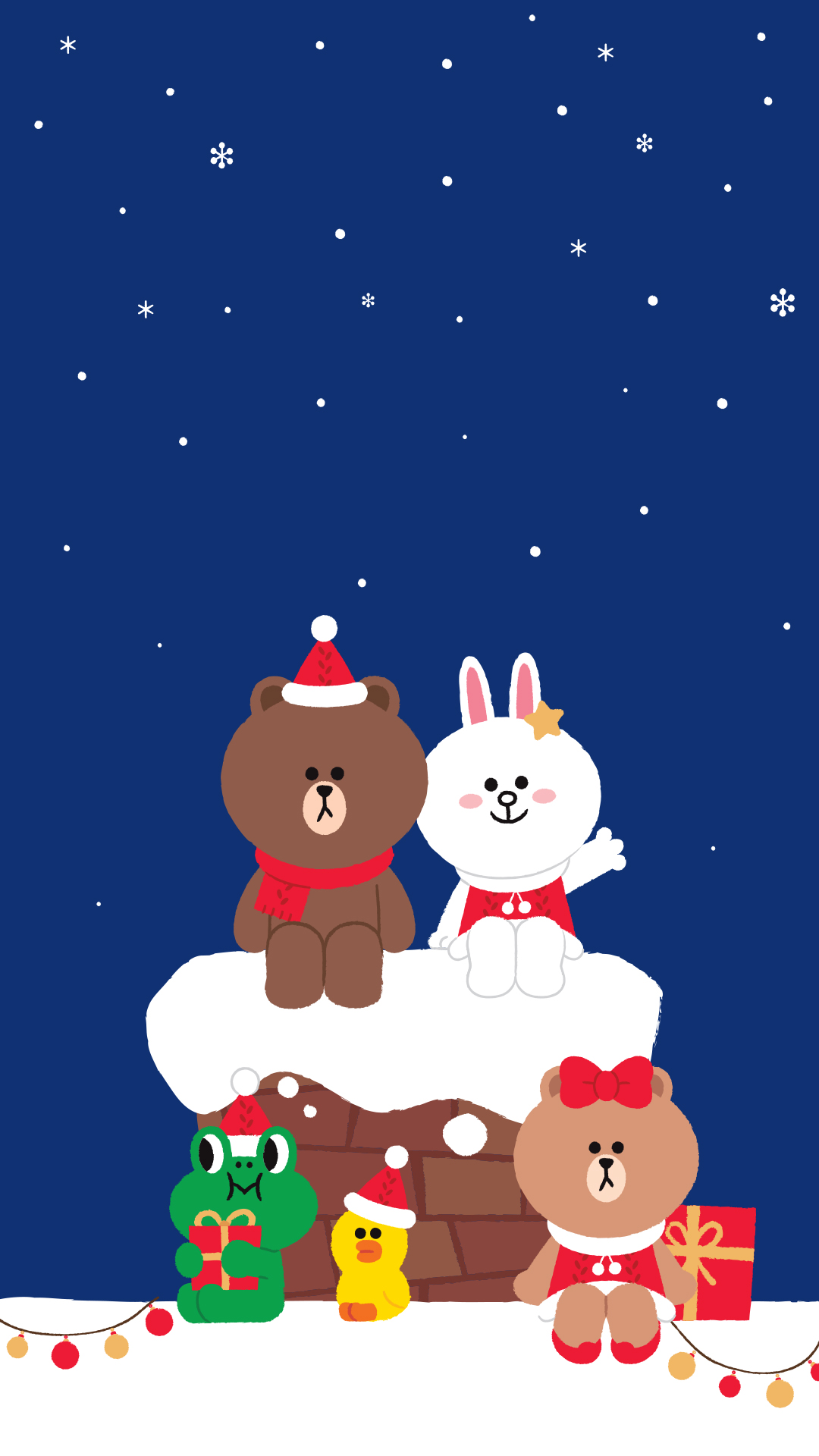 Line Friends Wallpaper All - HD Wallpaper 