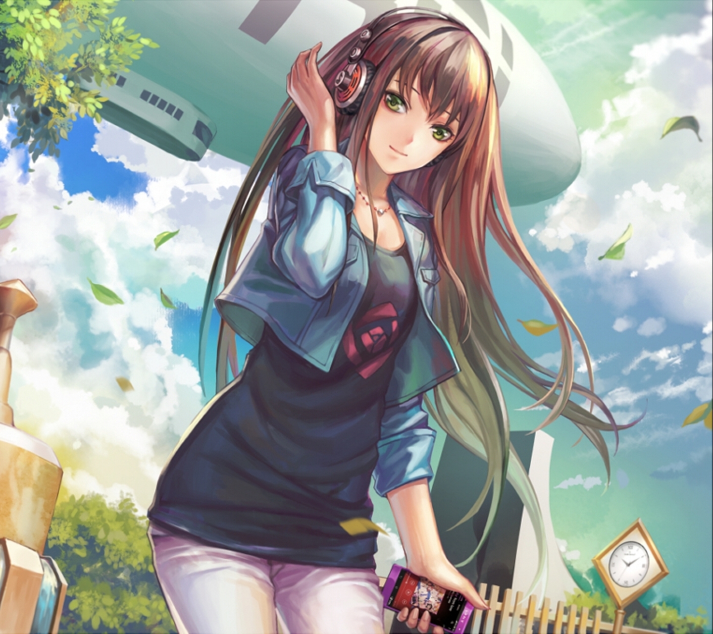 Anime Girl Music Wallpaper Hd gambar ke 13