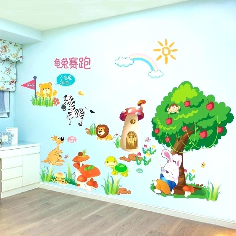 Wallpapers Baby Room Wallpaper Self Adhesive Cartoon - Baby Room Wallpaper Design - HD Wallpaper 