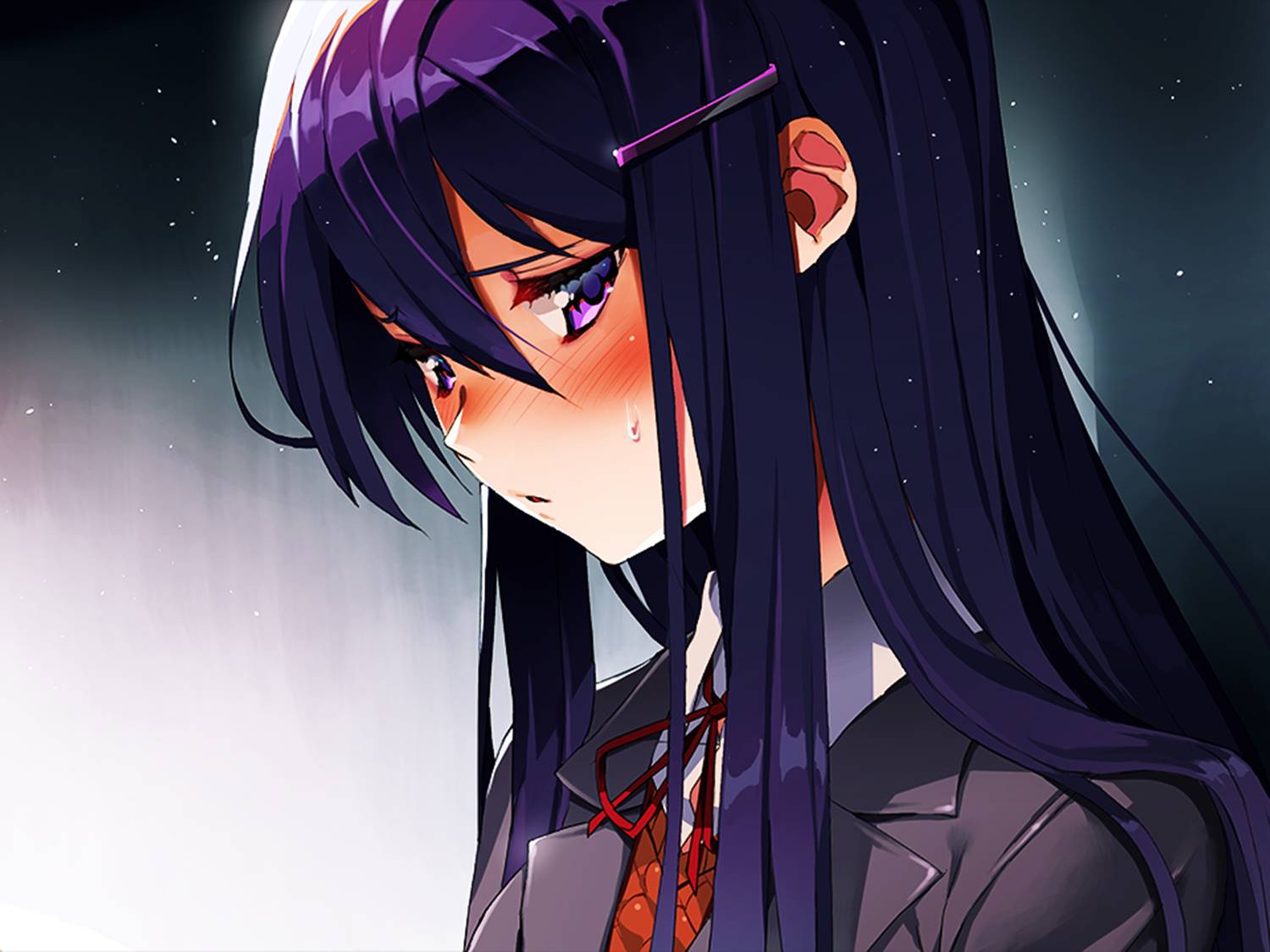 Yuri Wallpaper - Doki Doki Literature Club Wallpaper Yuri - HD Wallpaper 