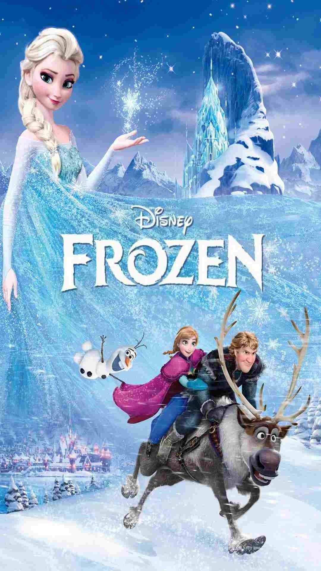 Running Sven 2014 Halloween Frozen Iphone 6 Plus Wallpaper - Frozen Anna Kristoff Elsa Sven Olaf - HD Wallpaper 