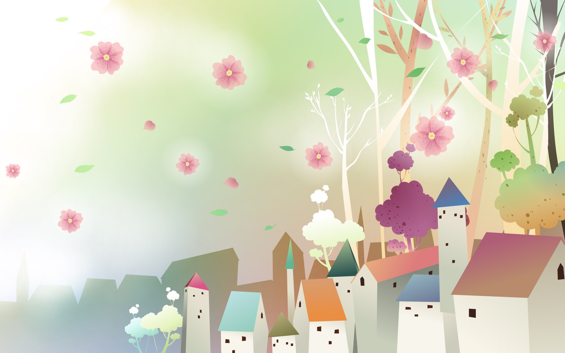 Beautiful Wallpaper Cartoon - HD Wallpaper 