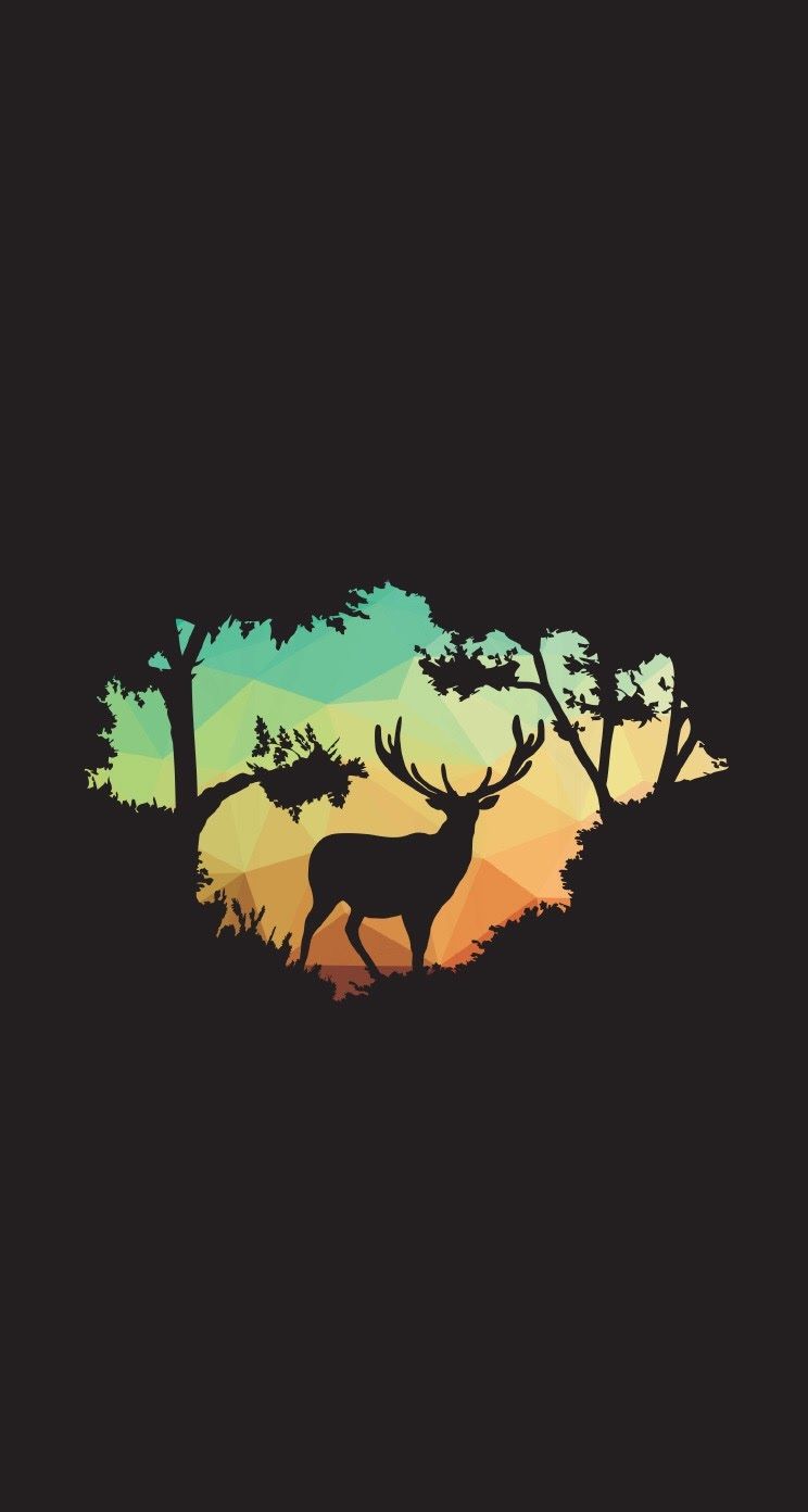 Phone Wallpapers Deer 744x1392 Wallpaper Teahub Io