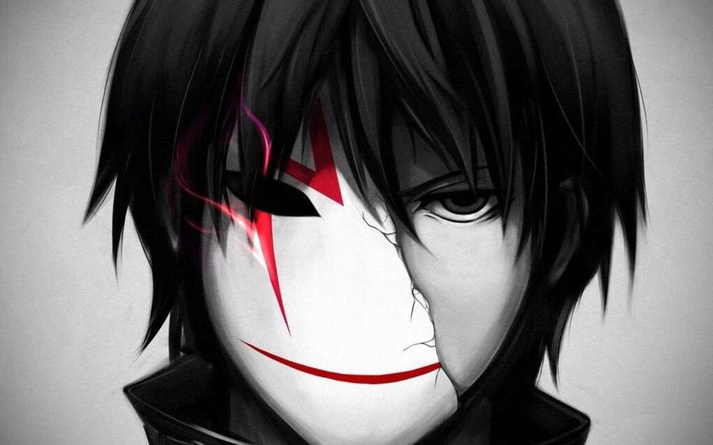 Darker Than Black Wallpaper Mask - Darker Than Black Wallpaper Hd - HD Wallpaper 