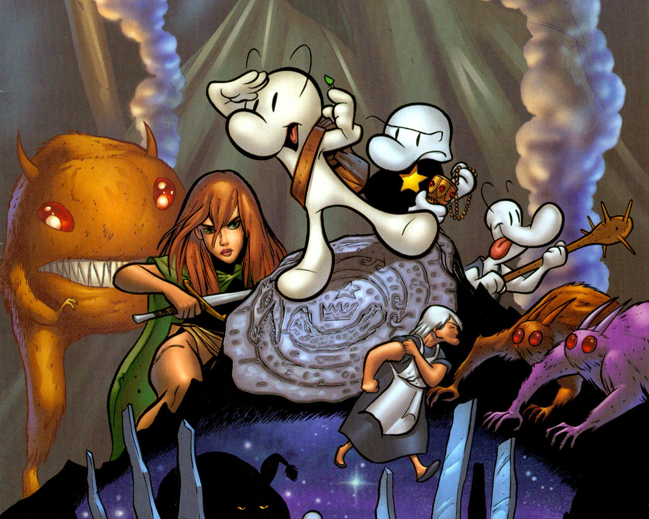 Bone Wallpaper - Bone Comic - HD Wallpaper 