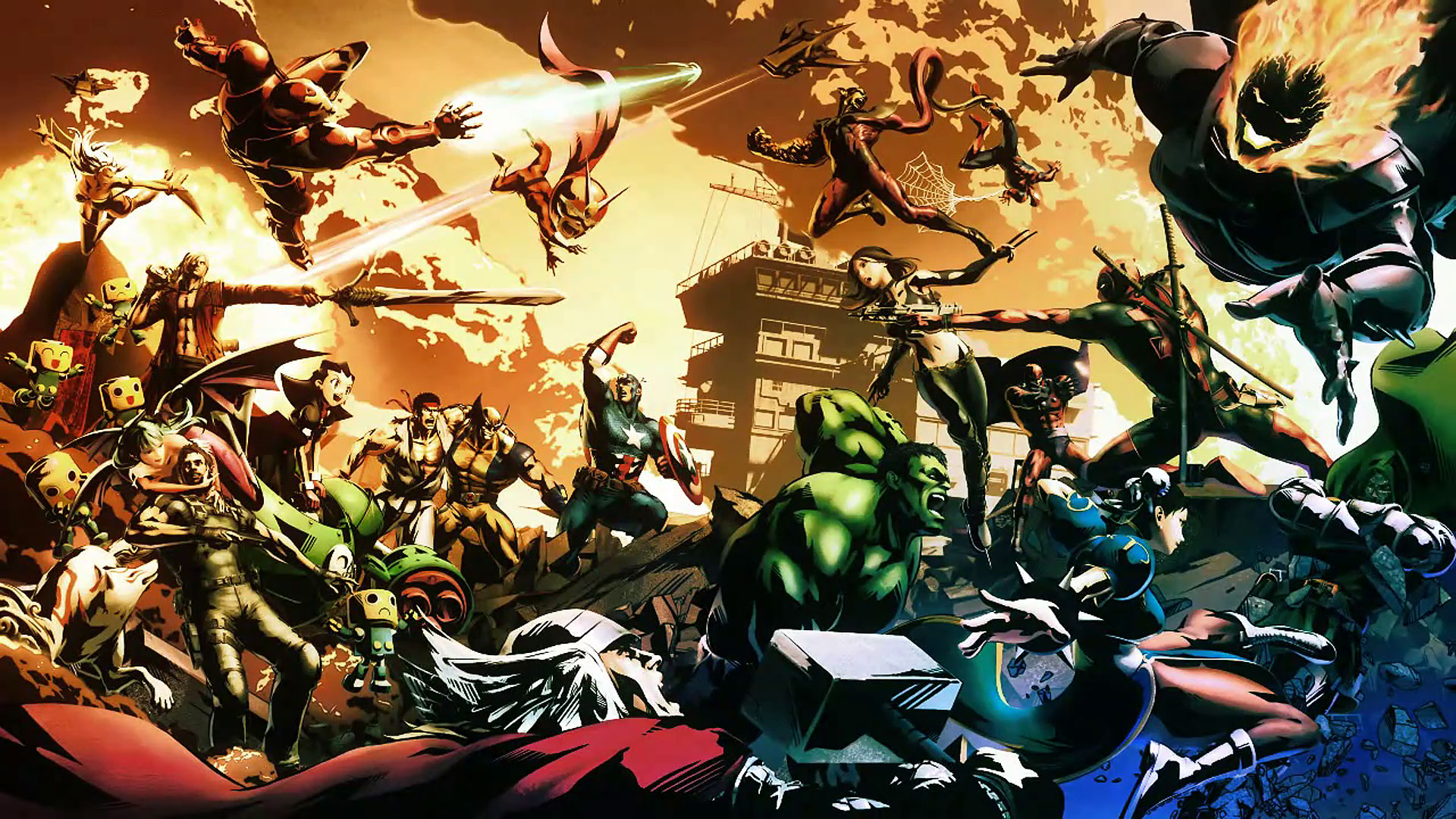 Ultimate Marvel Vs Capcom 3 Wallpaper Hd - HD Wallpaper 