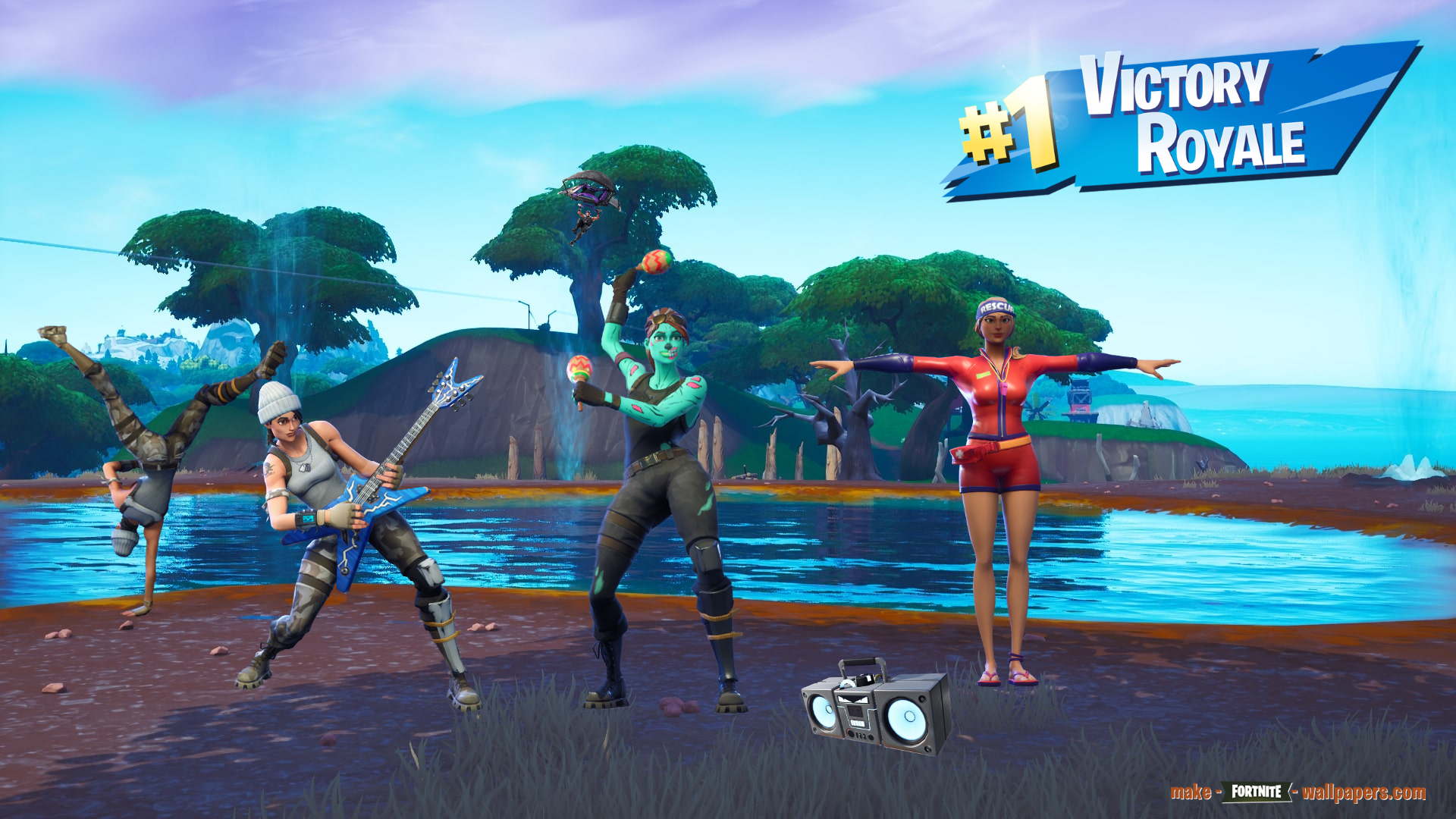 Fortnite Wallpapers Creation - Fortnite Wallpaper Victory Royale - HD Wallpaper 