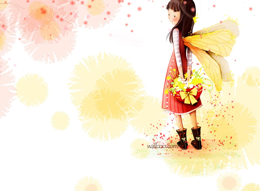 Cute Cartoon Wallpaper Pictures - Spring Cartoon Images Cute - HD Wallpaper 