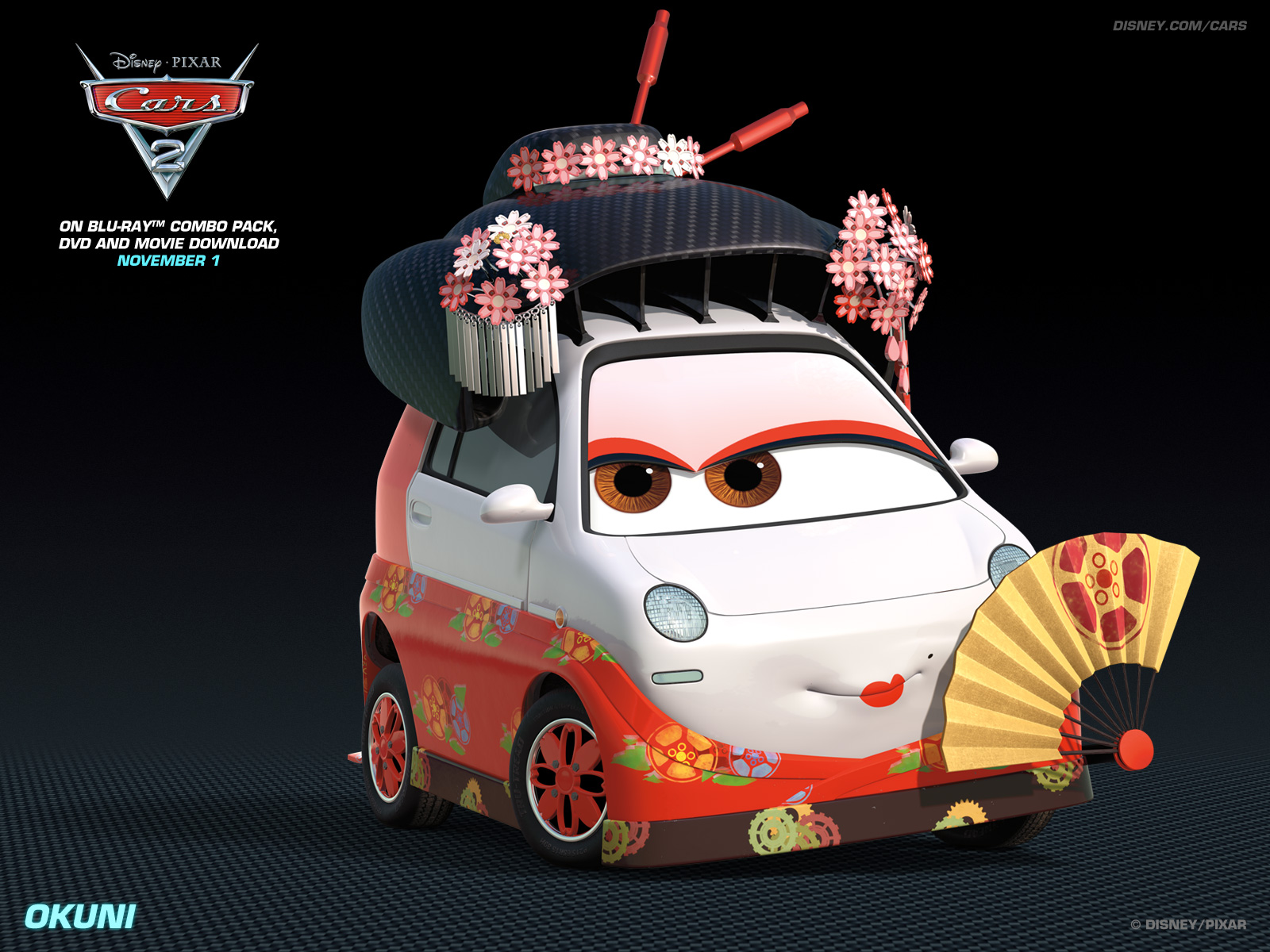 Cars 2 Girl Characters - HD Wallpaper 