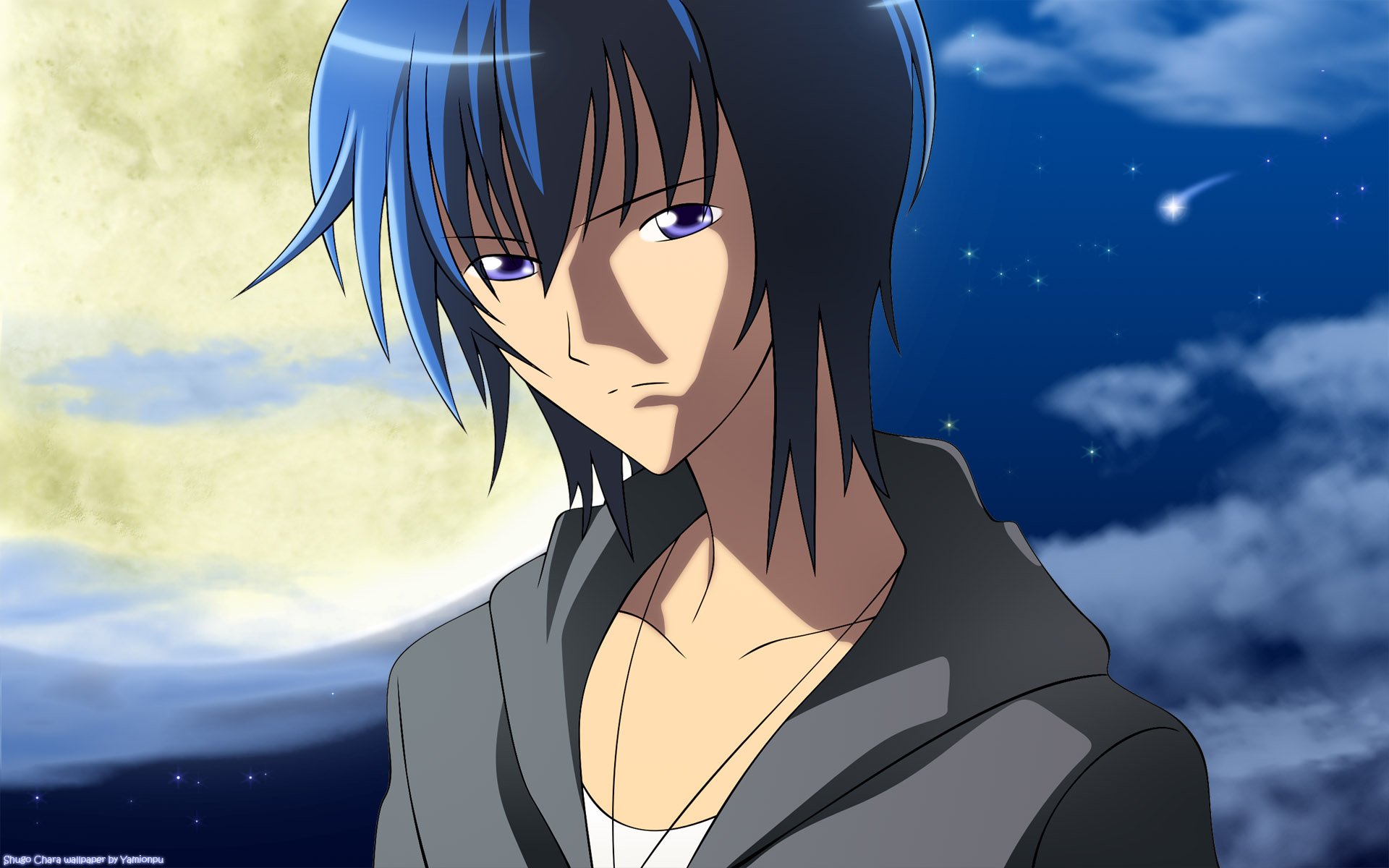 Peach-pit, Satelight, Shugo Chara, Ikuto Tsukiyomi - Ikuto Tsukiyomi - HD Wallpaper 