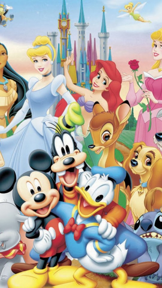 Disney Characters Full Hd - 540x960 Wallpaper 
