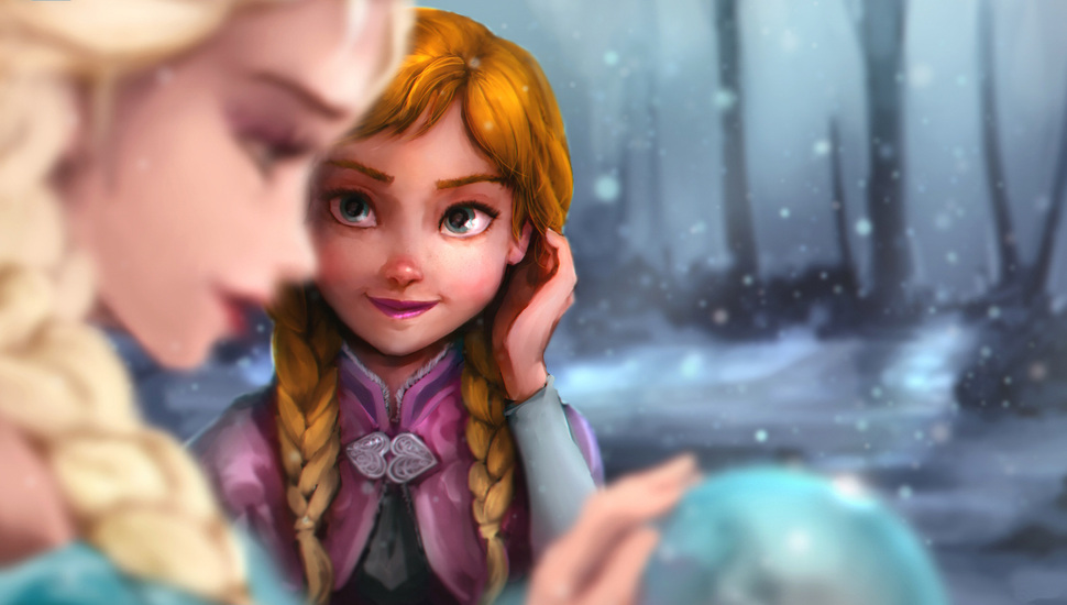 Cold Heart, Disney, Elsa, Frozen, Anna Desktop Background - Frozen Elsa Anna Gay - HD Wallpaper 