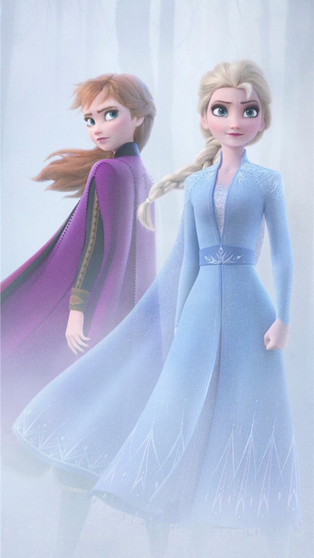 Anna And Elsa In Frozen 2 4k Iphone Wallpaper - Frozen 2 Wallpaper Iphone - HD Wallpaper 
