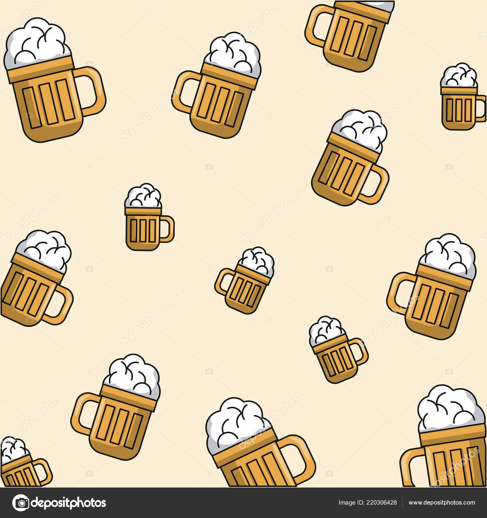 Cartoon Beer Vector - HD Wallpaper 