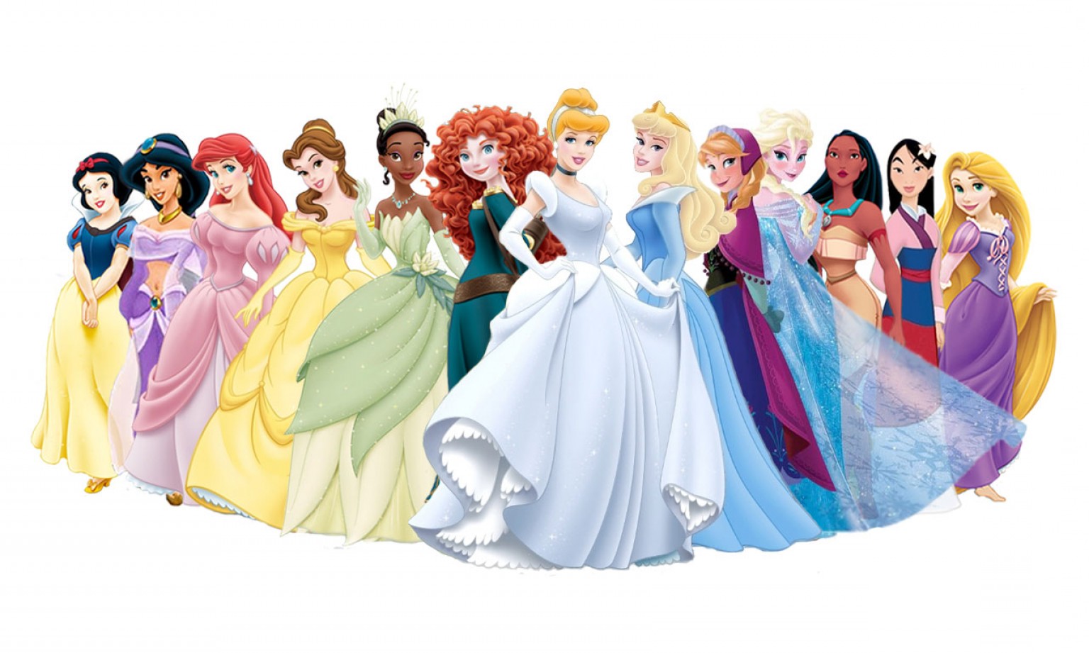 Disney Princesses SVG