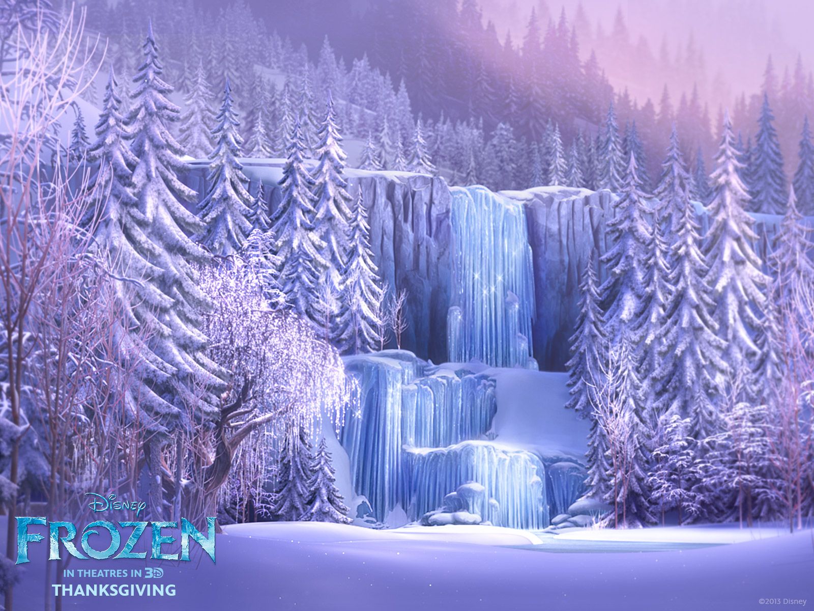 Frozen Background - HD Wallpaper 