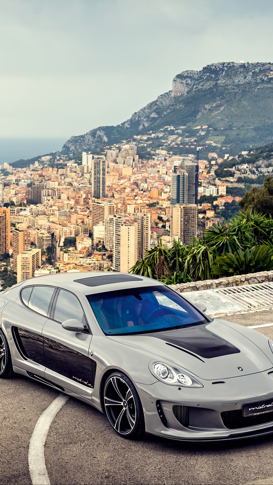 Wallpaper Porsche, Panamera, Top View, Car - Monte-carlo - HD Wallpaper 