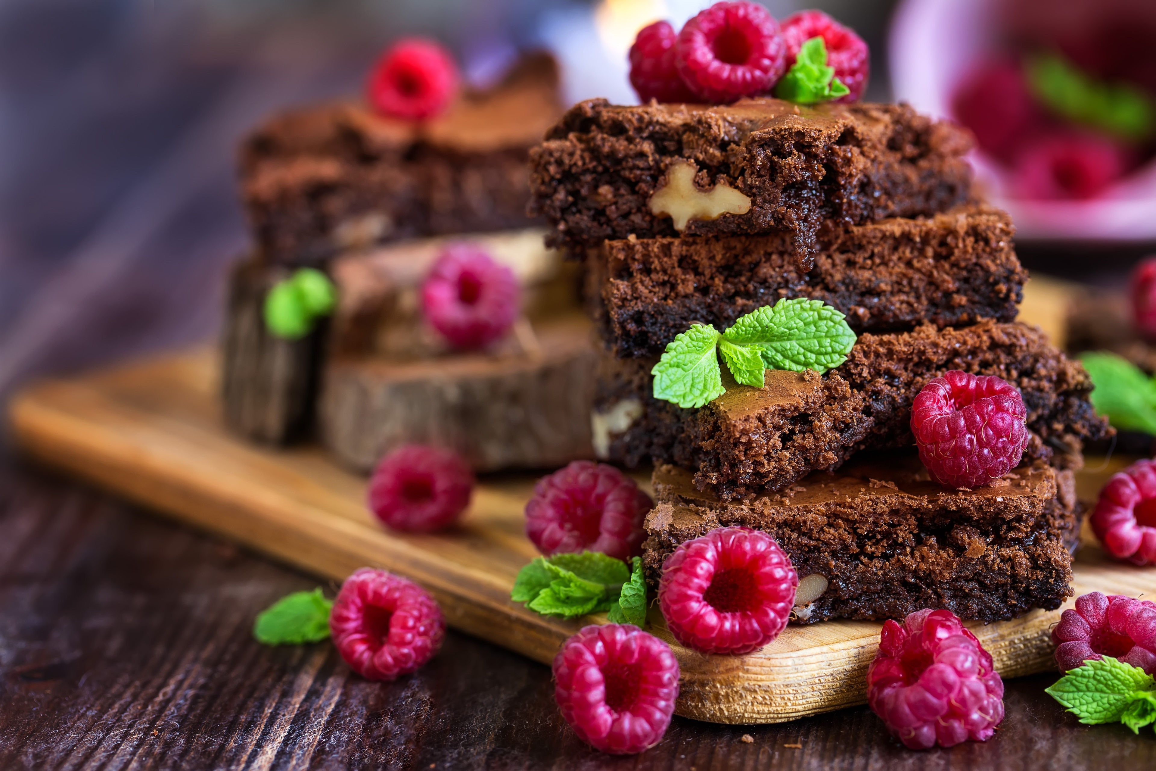 Chocolate Brownie - HD Wallpaper 