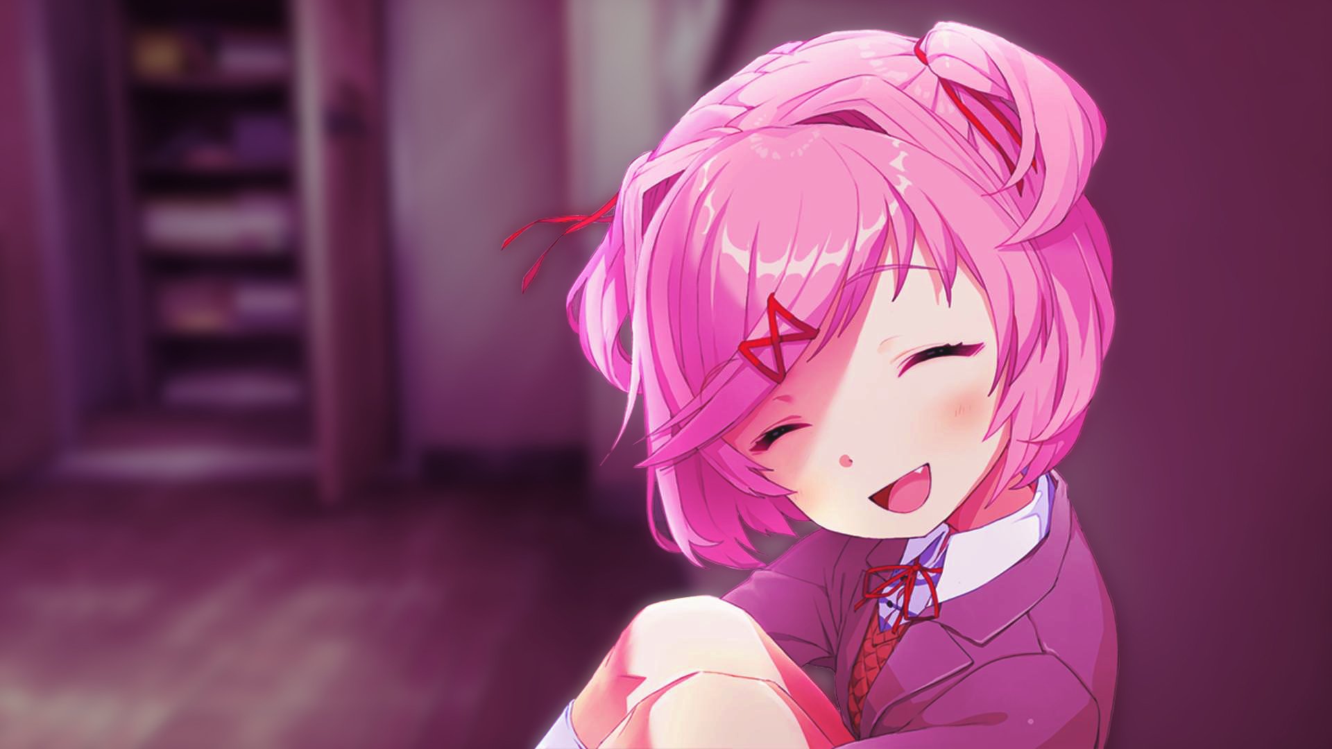 Doki Doki Literature Club Natsuki - HD Wallpaper 