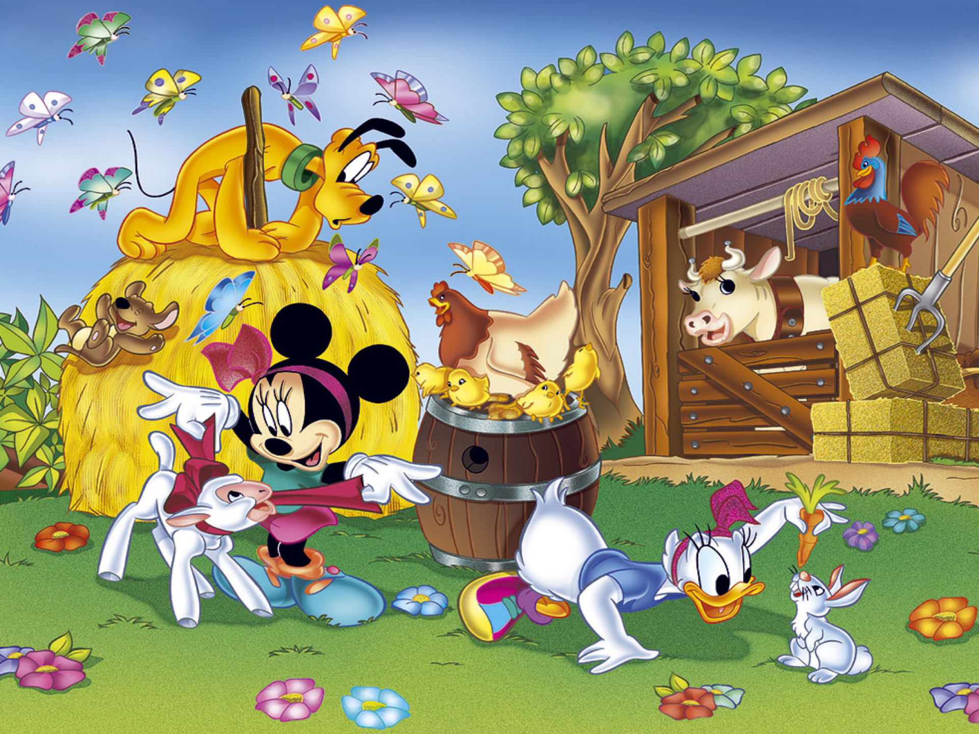 Farm Cartoon Images Hd - HD Wallpaper 