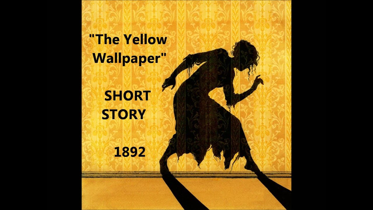 Yellow Wallpaper Creeping Woman - HD Wallpaper 