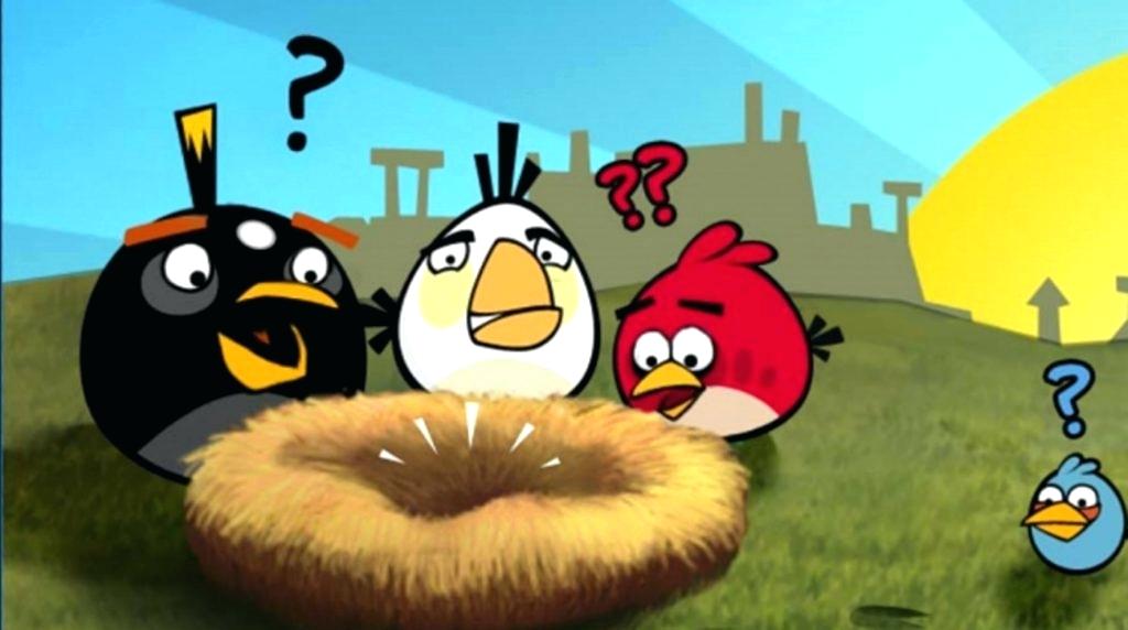 Hd Cartoon Wallpaper Download For Pc Angry Birds - Angry Birds Eggs In Nest - HD Wallpaper 