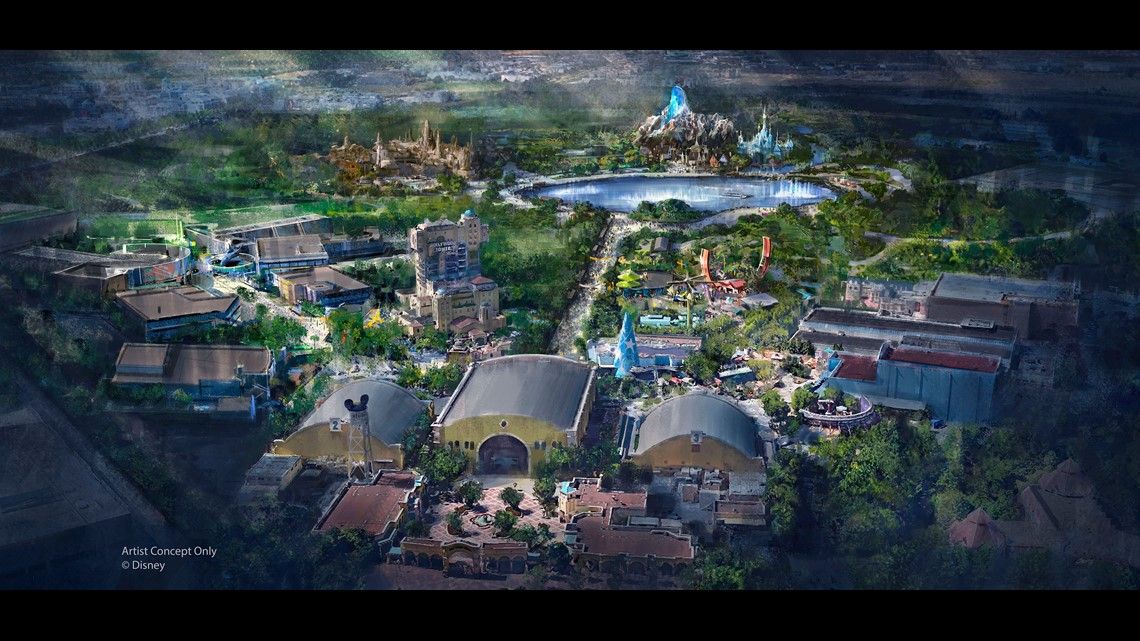 Disneyland Paris Resort New Marvel Frozen And Star - Expansion Disneyland Paris - HD Wallpaper 