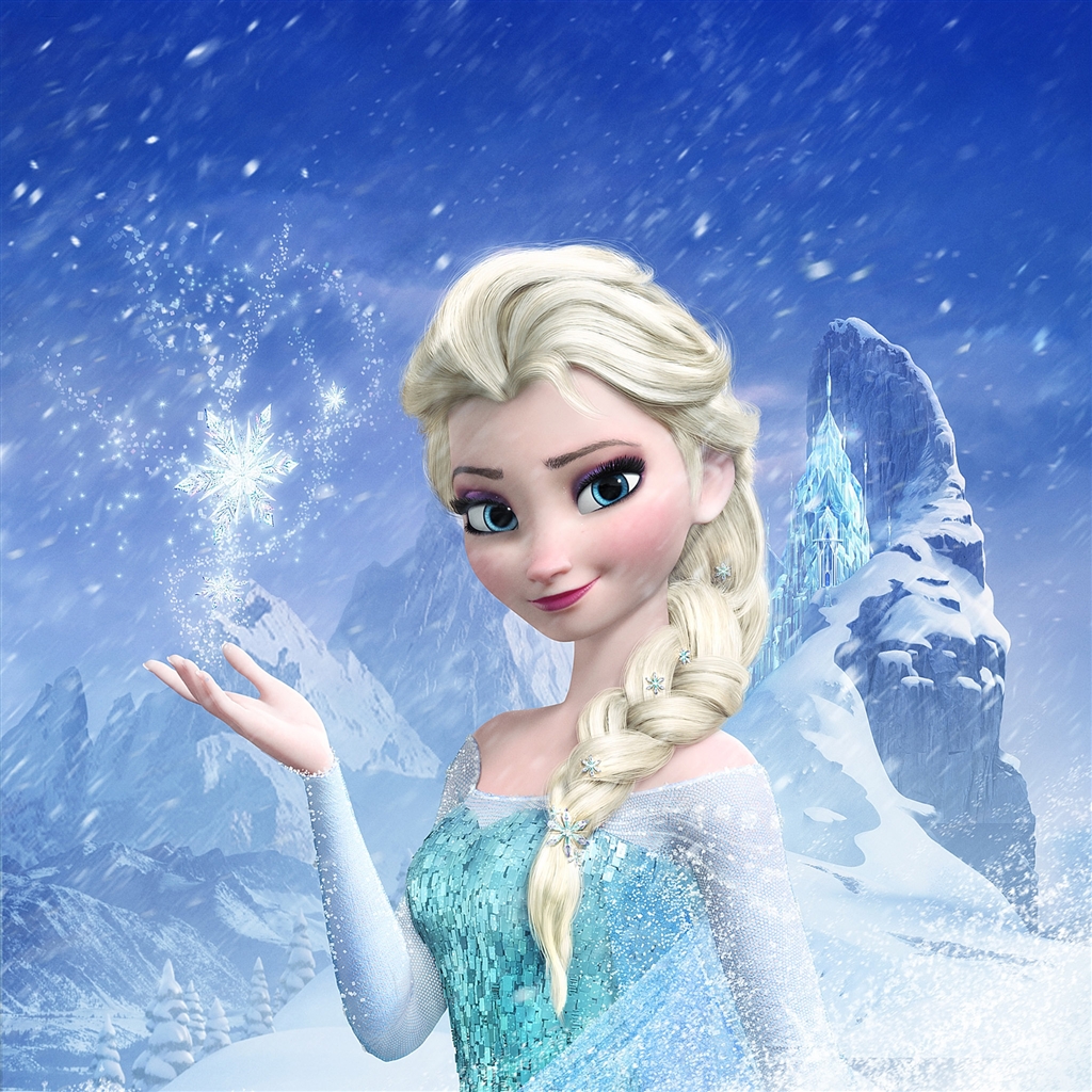 Elsa Frozen Queen Ipad Air Wallpaper 1024x1024 Wallpaper Teahub Io