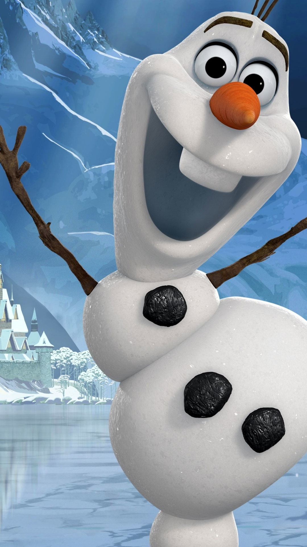 Hd Disney Frozen Wallpapers For Mobile Phone 
 Data-src - Olaf Wallpaper Iphone - HD Wallpaper 