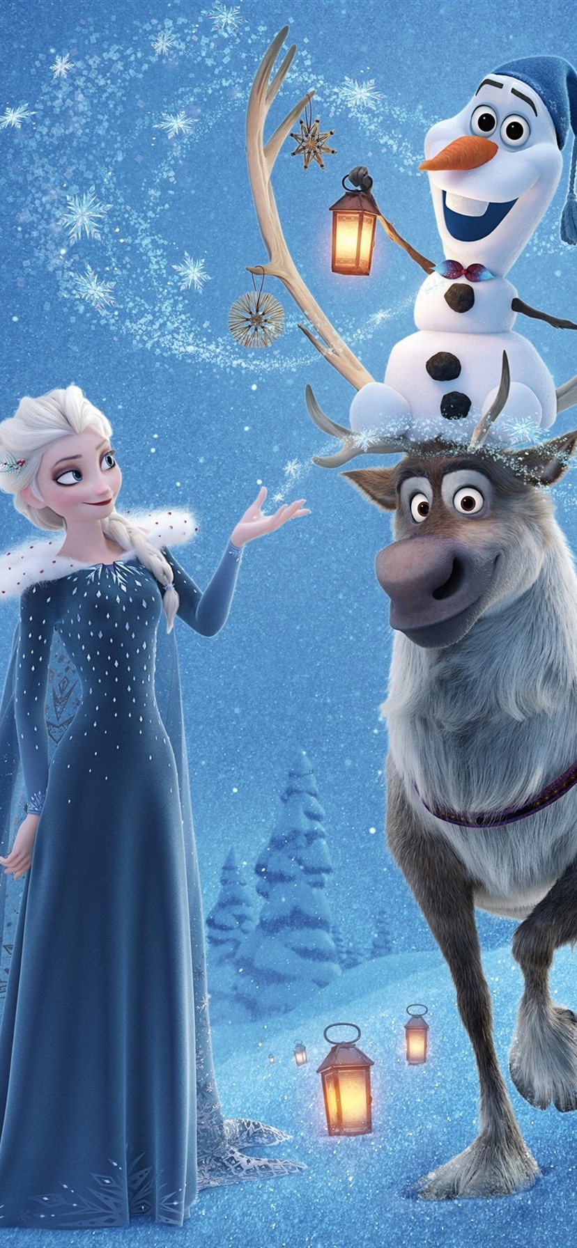 Olaf's Frozen Adventure Elsa - HD Wallpaper 