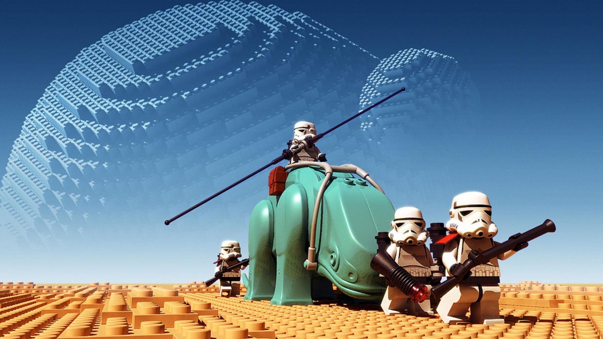 Star Wars Lego Wallpaper Hd - HD Wallpaper 