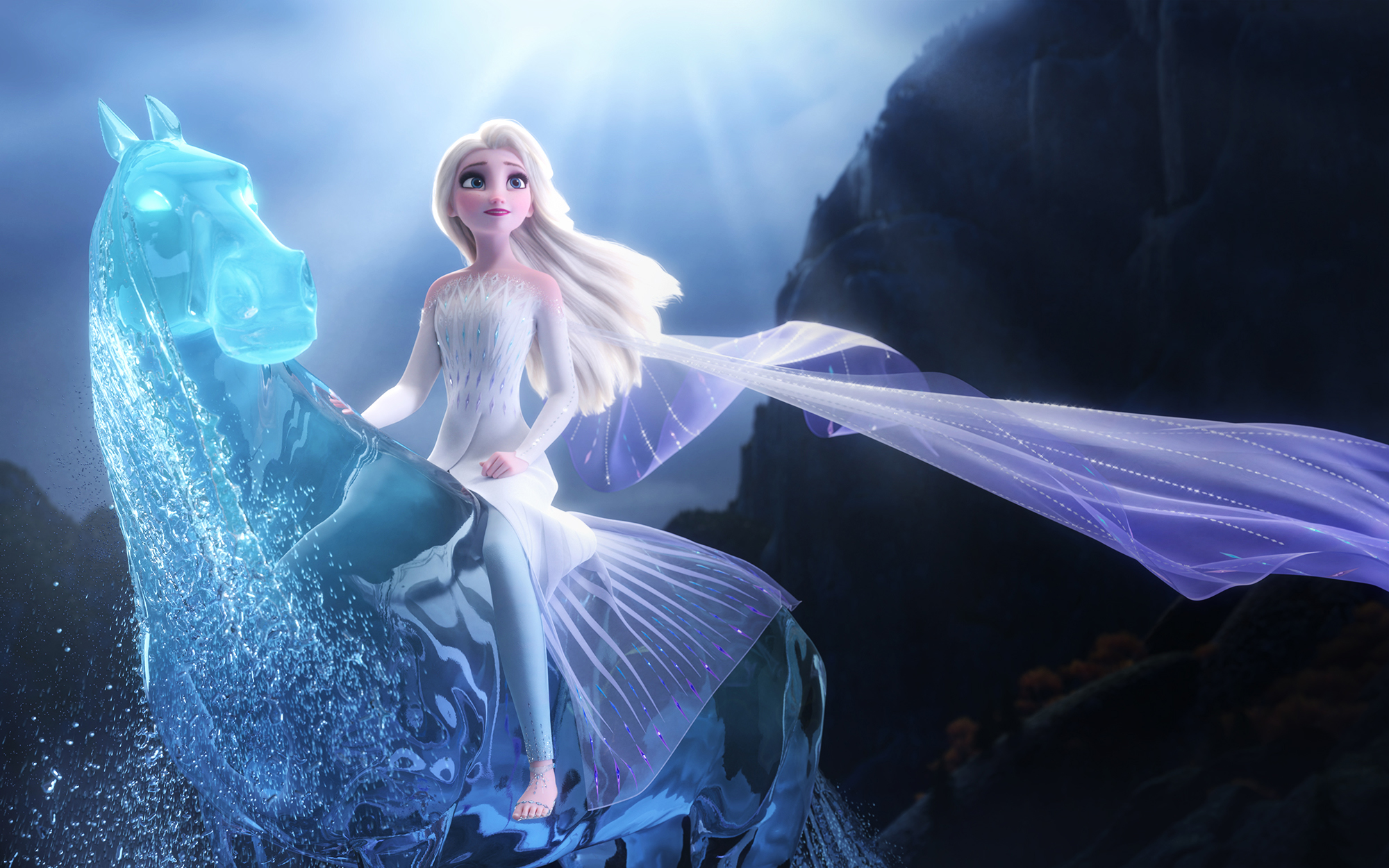 Frozen 2 Elsa Fifth Element Snow Queen Hd Image - Elsa Wallpaper Frozen 2 - HD Wallpaper 