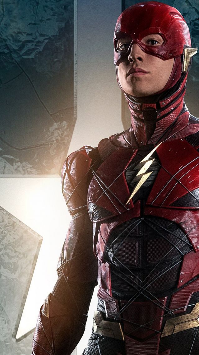 Justice League, The Flash, 4k - Flash Movie - 640x1138 Wallpaper 