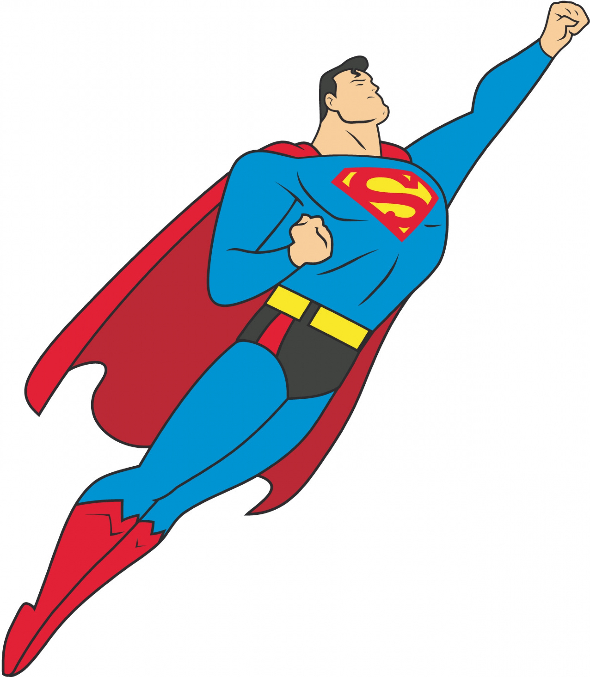 New Cartoons Clips - Superman Clipart - HD Wallpaper 