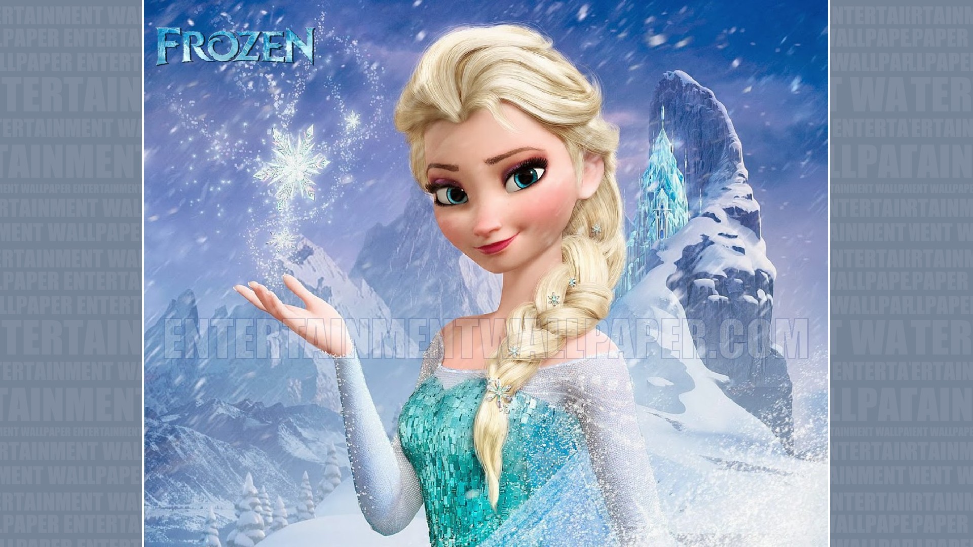 Snow Queen Elsa In Frozen Wallpapers - Anna A Elsa - HD Wallpaper 