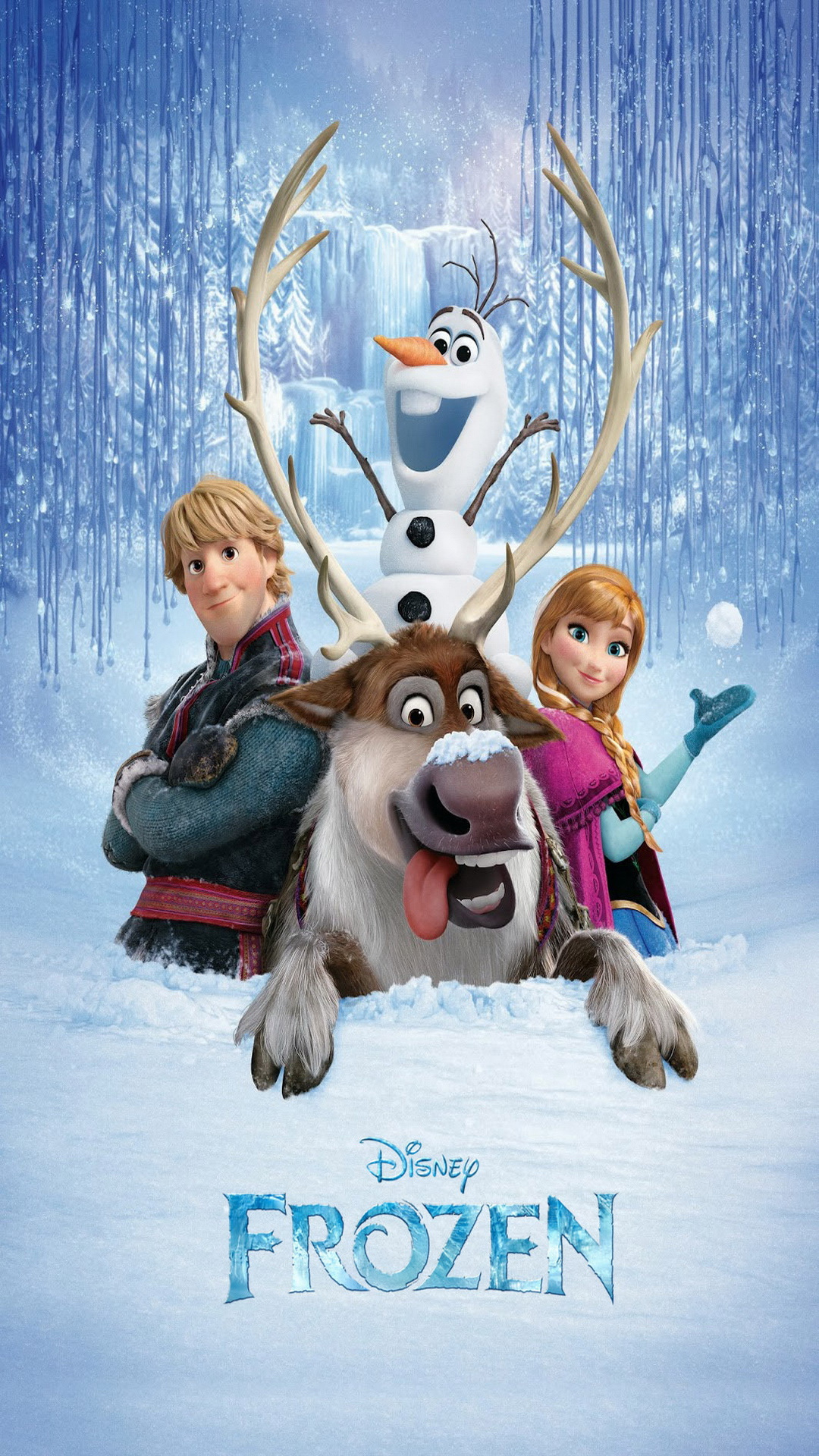 Olaf Wallpapers Hd I - Kristoff Sven Olaf Frozen - HD Wallpaper 