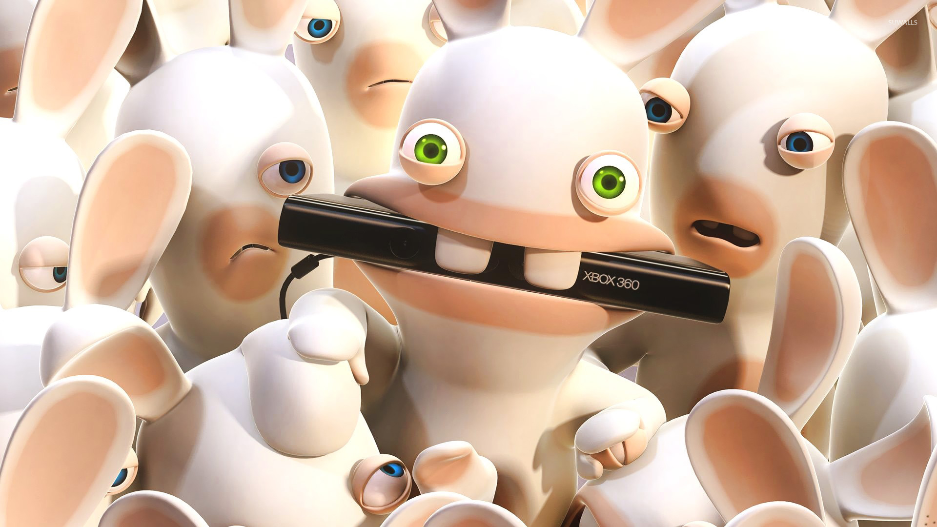Rayman Raving Rabbids - HD Wallpaper 